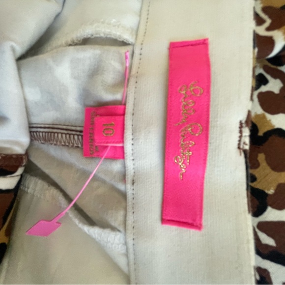 Lilly Pulitzer Kelly Leopard Print Pants - Picture 2 of 6
